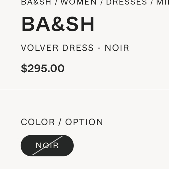 BA&SH Robe Volver Dress NWT floral Mini puff sleeve small 4 - Picture 11 of 12